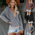 Yvette Casual Sweater with V-Neck