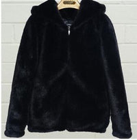 Yvette Jacket with Hood in Black