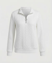 Yvette Knit Sweater in White