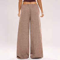 Yvette Linen Trousers with Elastic Waist