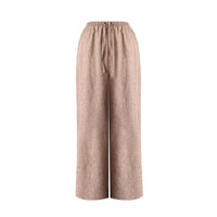 Yvette Linen Trousers with Elastic Waist