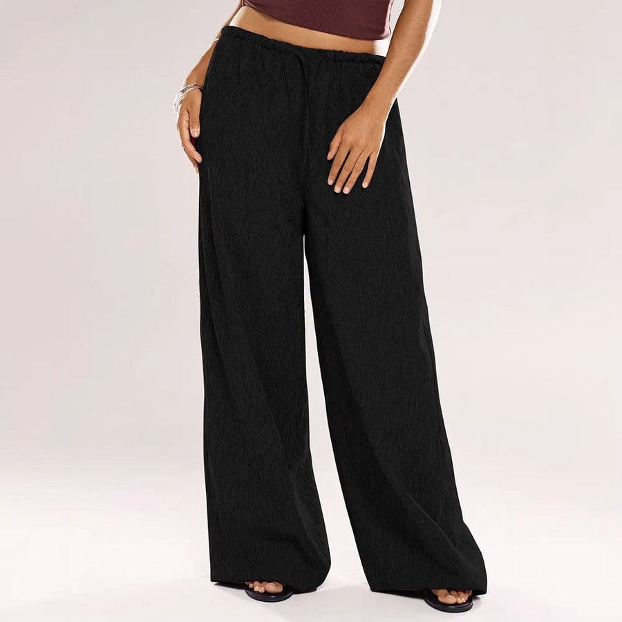 Yvette Linen Trousers with Elastic Waist