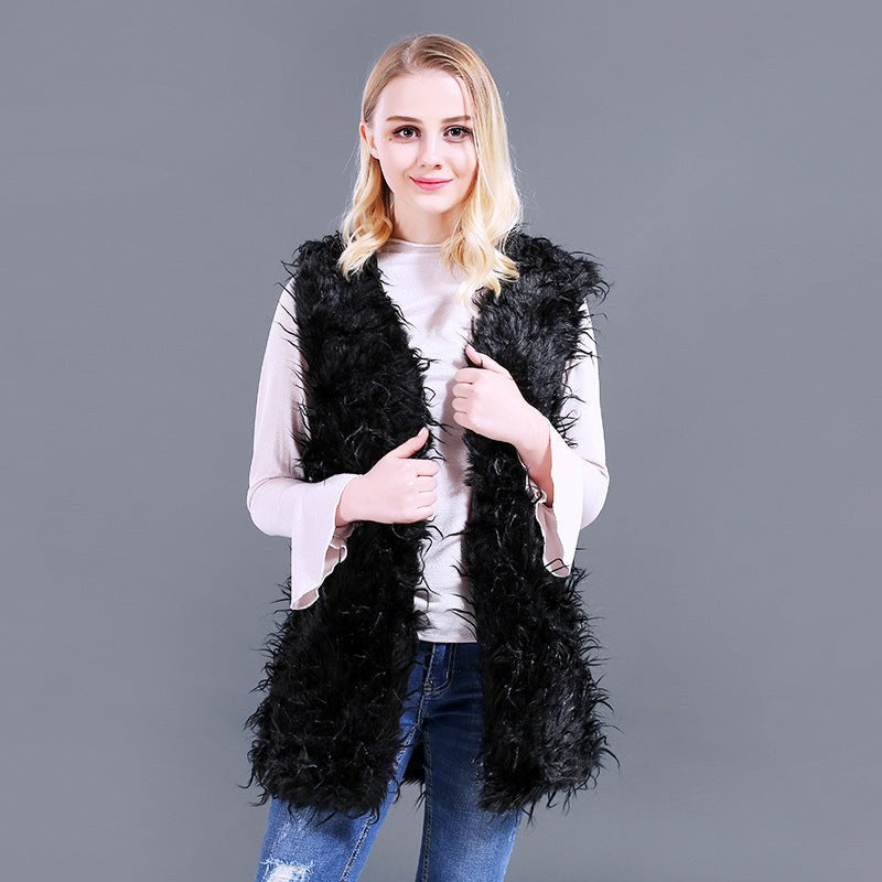 Yvette Vest with V-Neck and Pockets