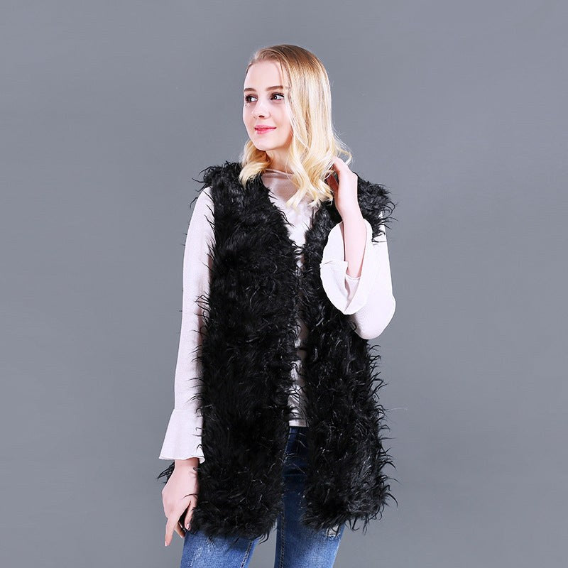 Yvette Vest with V-Neck and Pockets