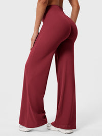 Yvonne | Women's Summer High Waist Wide Leg Trousers