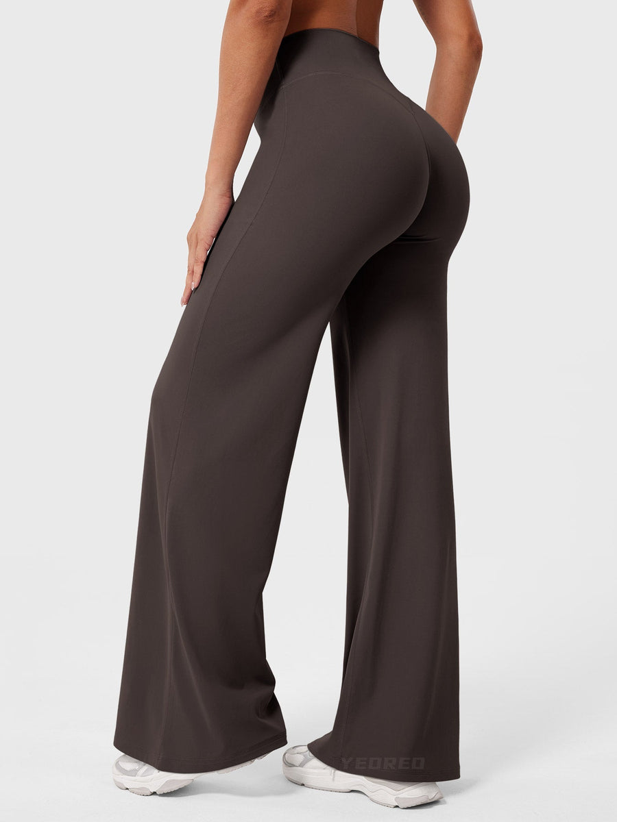 Yvonne | Women's Summer High Waist Wide Leg Trousers