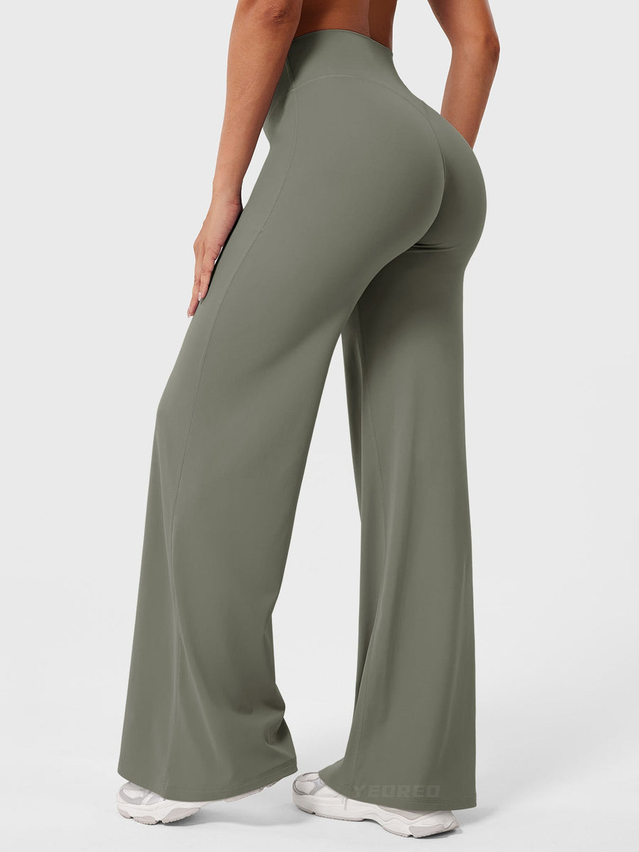Yvonne | Women's Summer High Waist Wide Leg Trousers