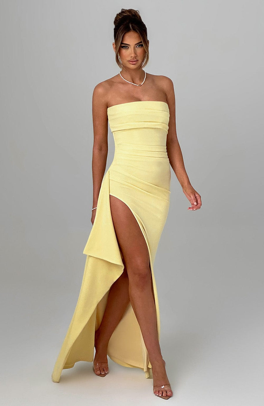 Cecilia Maxi Dress – Lemon