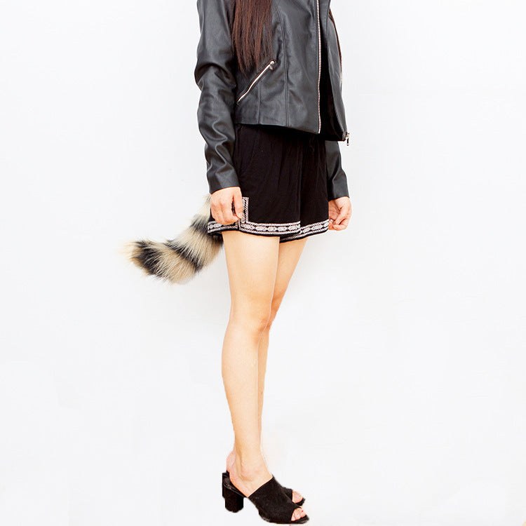 Zara Casual Leather Jacket in Black Yellow