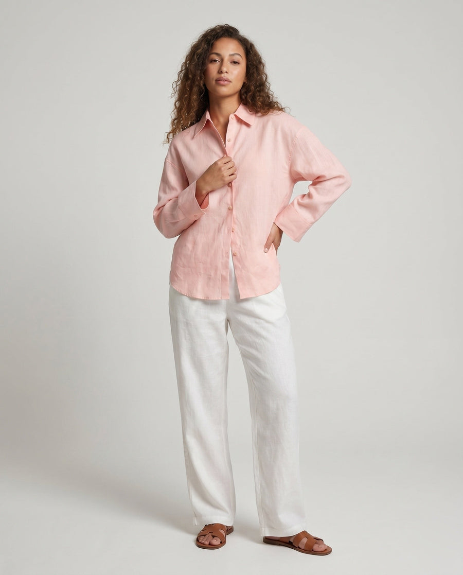 Zara Casual Linen Blouse
