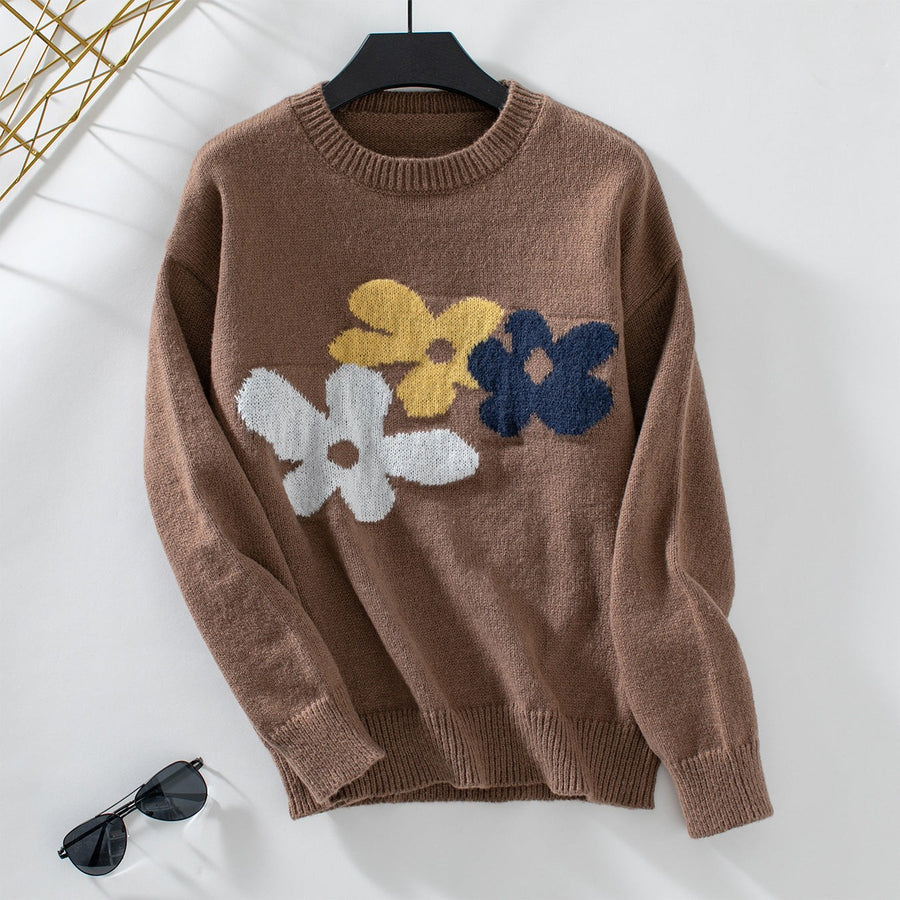 Zara Casual Sweater in Brown