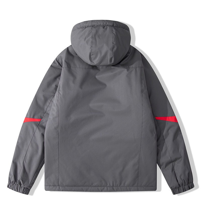 Zara Jacket with Hood in Grey
