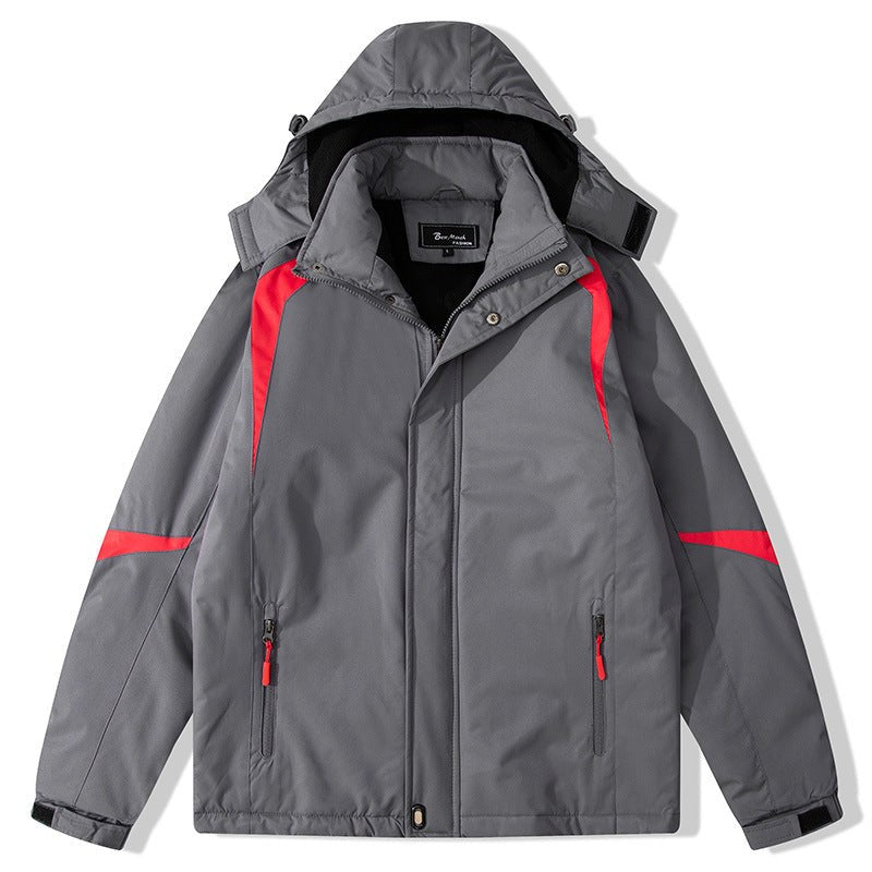 Zara Jacket with Hood in Grey