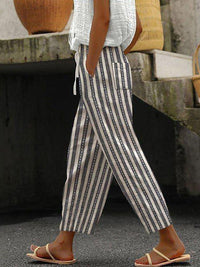 Zara Linen Trousers in Unbekannt