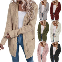 Zaria Casual Knit Cardigan with Pockets