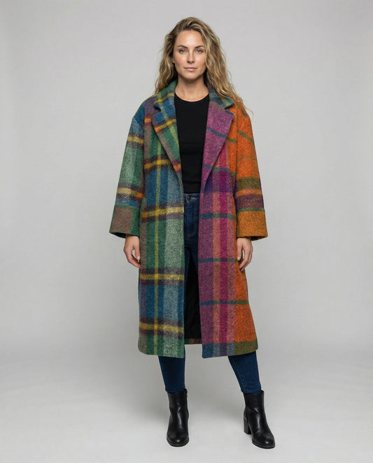 Zaria Elegant Coat in Orange