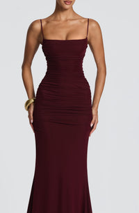 Nina Gown – Cherry Lacquer