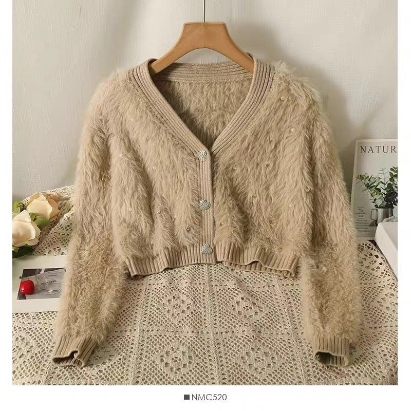 Zelda Cardigan in Khaki