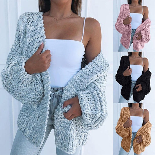 Zelda Casual Knit Cardigan with Pockets