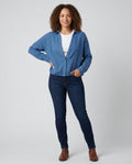 Zelda Casual Linen Blouse with Button Front