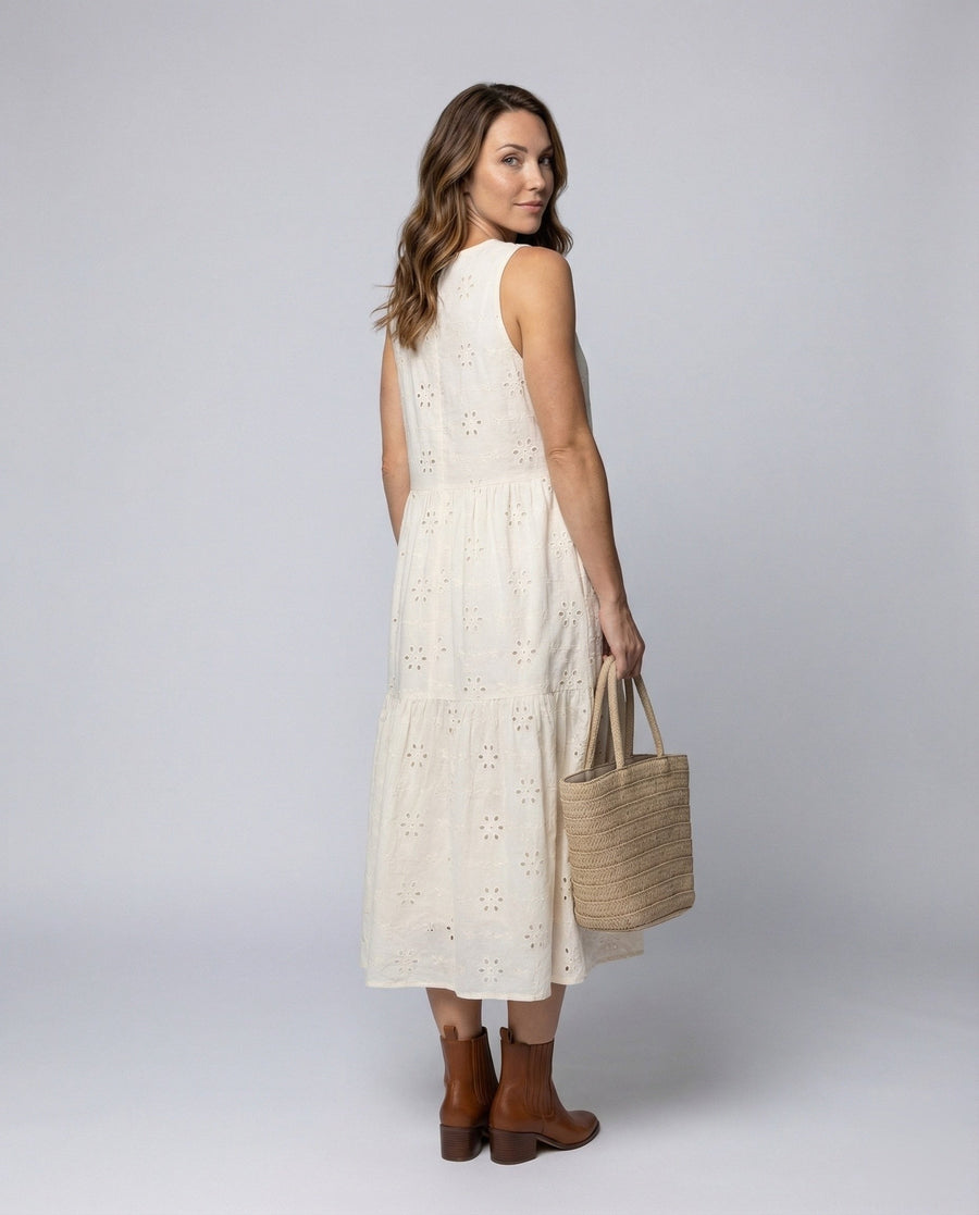 Zelda Dress with Sleeveless and Pockets