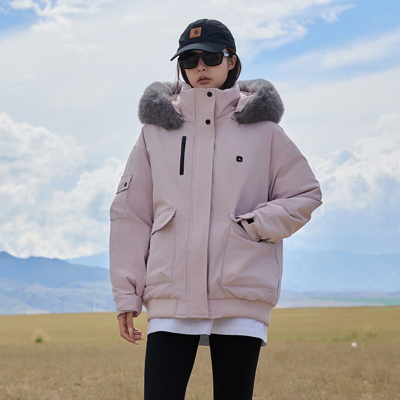 Zelda Jacket with Side Pockets and Pockets in Pink