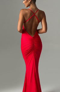 Daniela Maxi Dress – Red