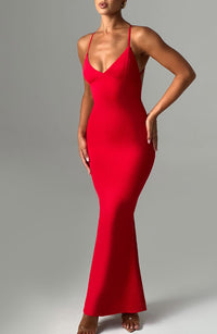 Daniela Maxi Dress – Red