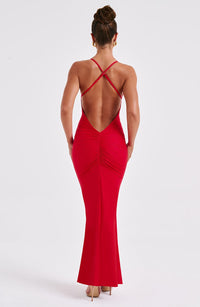 Daniela Maxi Dress – Red