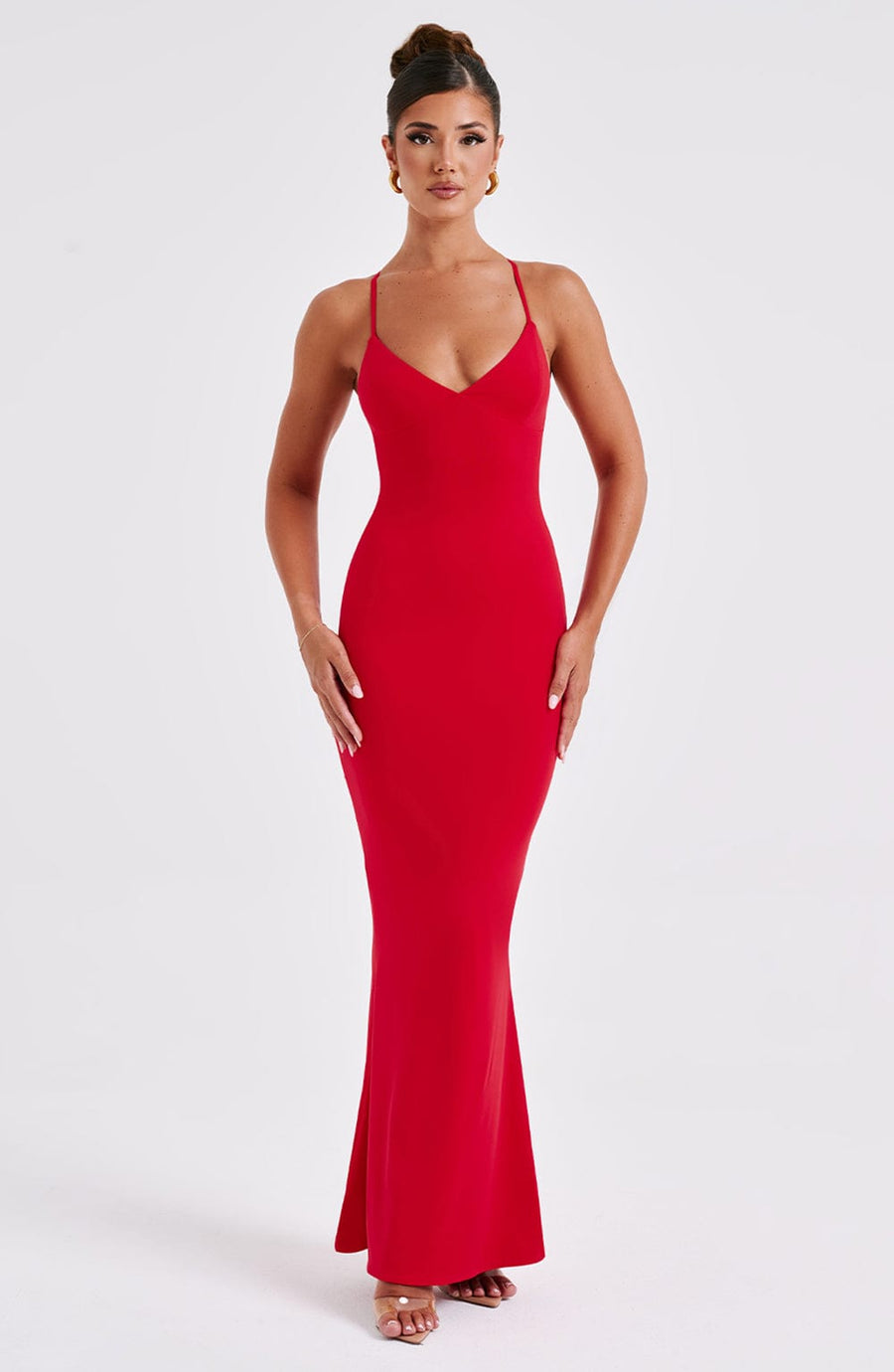 Daniela Maxi Dress – Red