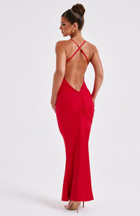 Daniela Maxi Dress – Red