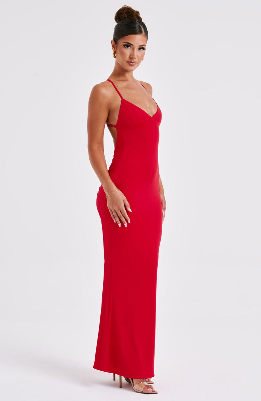 Daniela Maxi Dress – Red
