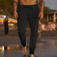 Zeno Casual Trousers in Black