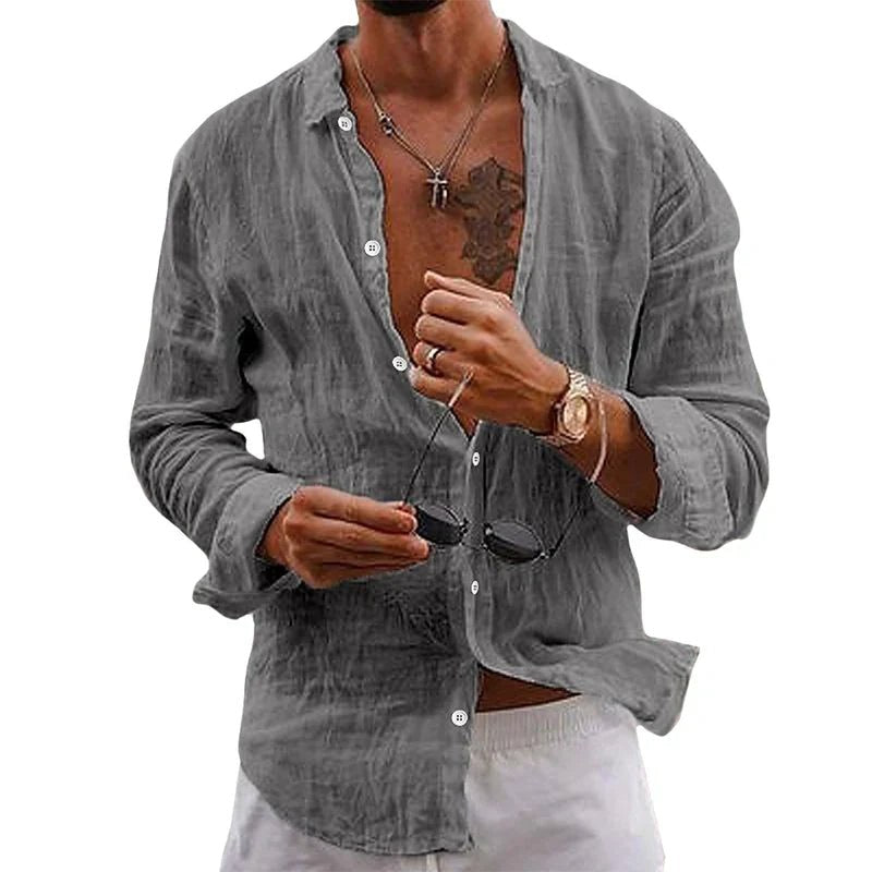 Zeno Elegant Shirt in Grey