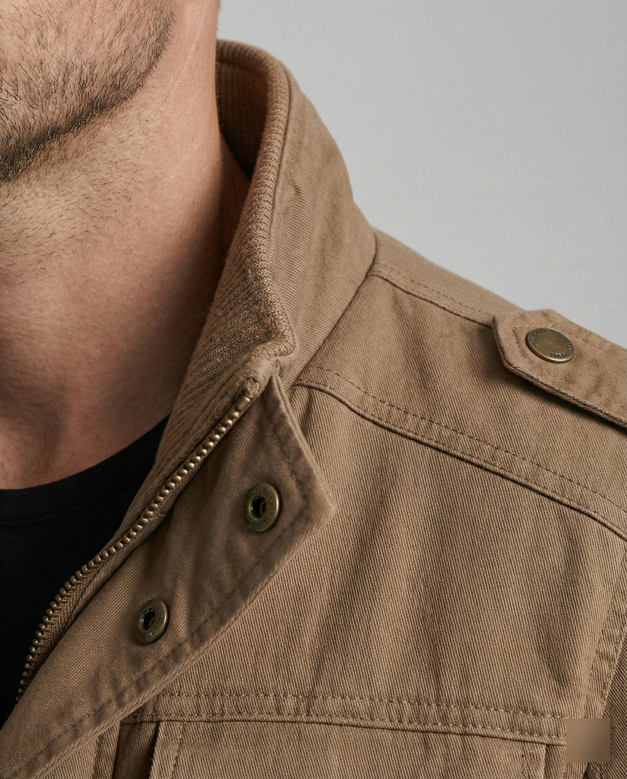 Zeno Jacket in Beige
