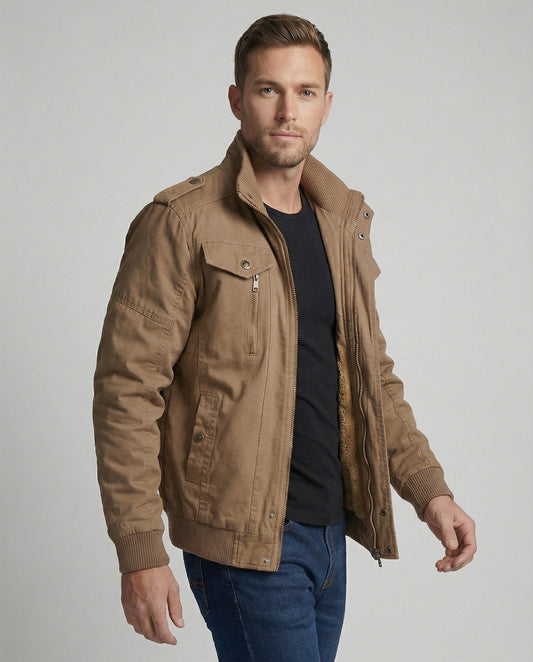 Zeno Jacket in Beige