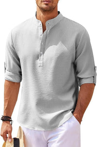 Zeno Shirt in Light Grey