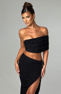 Edith Midi Skirt - Black