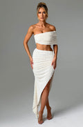 Edith Midi Skirt - Ivory