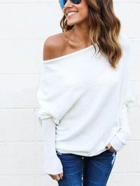Zinnia Casual Sweater in White