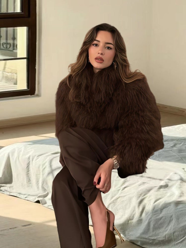 Zinnia Elegant Jacket in Brown