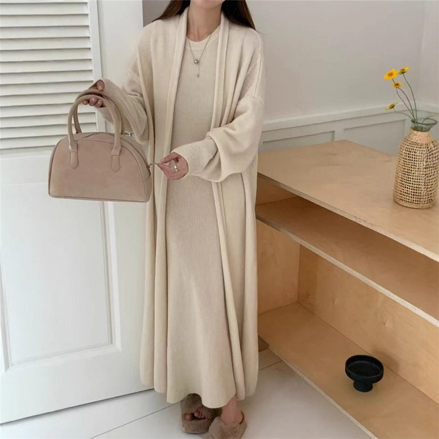 Zinnia Knit Dress in Cream