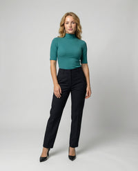 Zinnia Knit Sweater in Blue