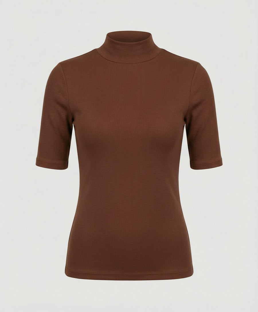 Zinnia Knit Sweater in Brown