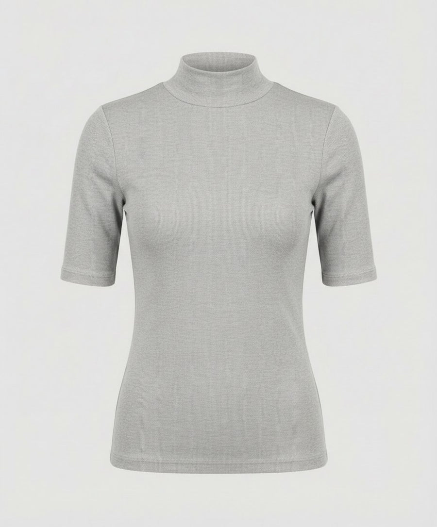 Zinnia Knit Sweater in Grey