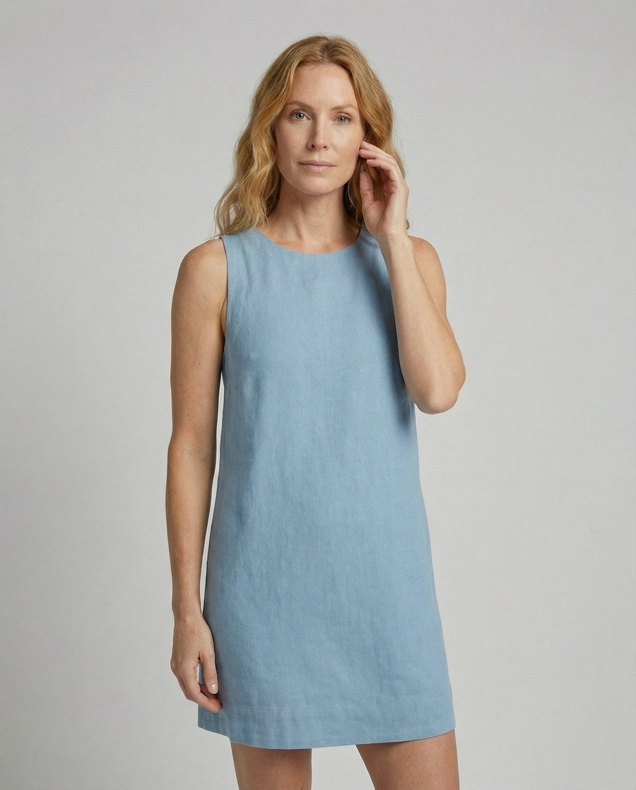 Zinnia Mini Dress with Sleeveless