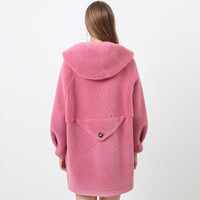 Zita Jacket with Hood in Red