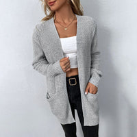 Zoe Casual Knit Cardigan with Pockets