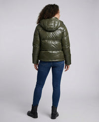 Zoe Jacket with Hood in Green