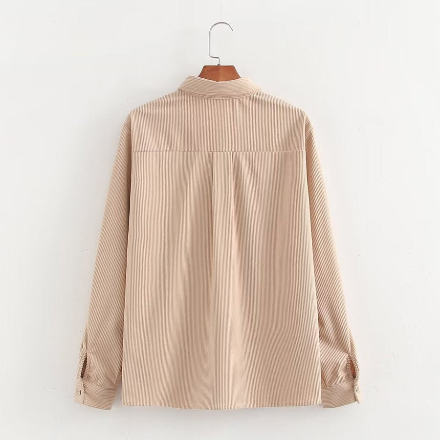 Zoe Relaxed Blouse with Pockets